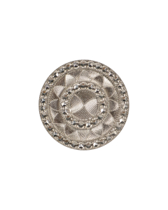 B1063 Fancy Silver(2) Shank Button