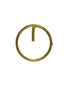 B123 12mm Brass Split Ring