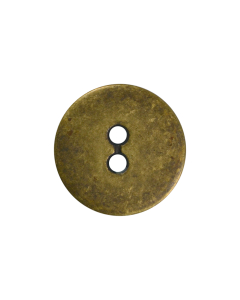 B1710 Plain Old Brass(1950) 2 Hole Button