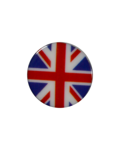 B402 Round Union Jack 44L Multi Shank Button