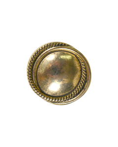 B411 Off Centre Old Gold(05) Shank Button