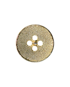 B523 Cross Centre 14L Gold(06) 4 Hole Button