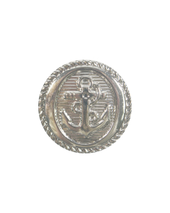 B5 Anchor Silver Shank Button