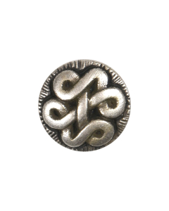 B678 Celtic Knot Old Silver Shank Button