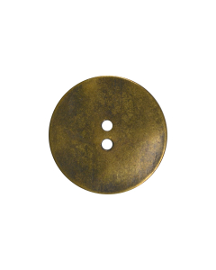 B710 Distorted Old Brass(10) 2 Hole Button