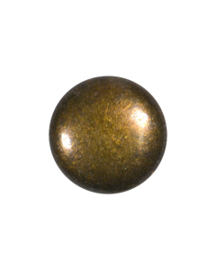 B854 Half Dome Old Brass Shank Button