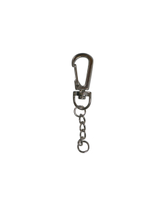 B873 36mm Silver Small Dog Clip