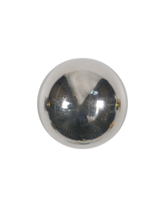 B897 Full Dome 28L Silver Shank Button