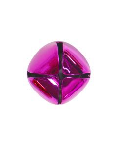 CR57 Metal Bells 8mm Cerise Shank Button