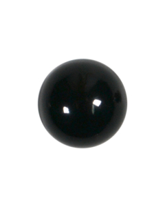 G226 Round 10mm Black Shank Button