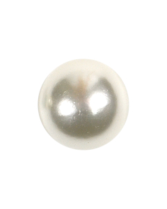 G228 Round 18mm White Shank Button