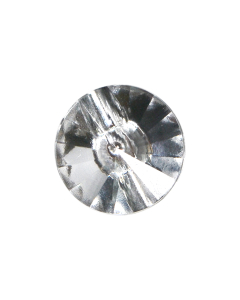 G636 Round 18mm Clear Shank Button