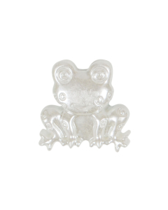 G86 Frog 18mm White Shank Button