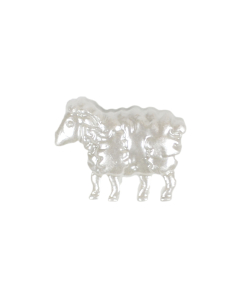 G87 Sheep 18mm White Shank Button