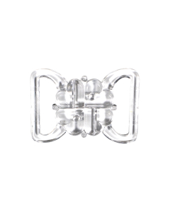 K111 20mm Clear Floral Clasp