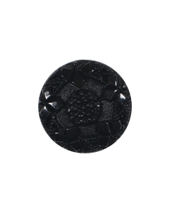 K115 Fancy 38mm Black Shank Button