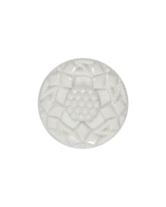 K115 Fancy 28mm White Shank Button