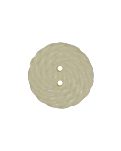 K125 Cord Textured Look 44L Cream 2 Hole Button