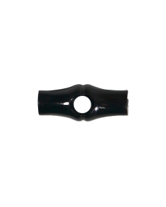 K136 Central Hole 25mm Black Toggle