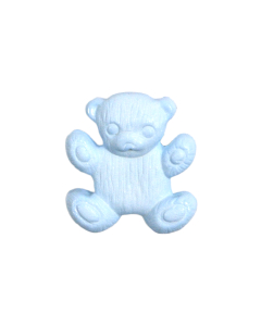 K1377 Teddy Bear 26L Blue(22) Shank Button