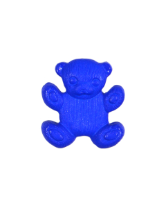 K1377 Teddy Bear 26L Royal(24) Shank Button