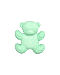 K1377 Teddy Bear 26L Green(36) Shank Button