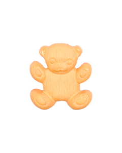 K1377 Teddy Bear 26L Orange(Lt.49) Shank Button