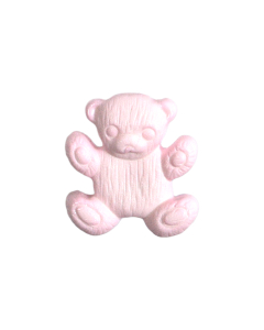 K1377 Teddy Bear 26L Pink(5) Shank Button