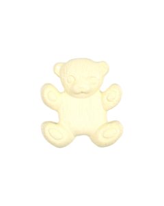 K1377 Teddy Bear 26L Cream(8) Shank Button