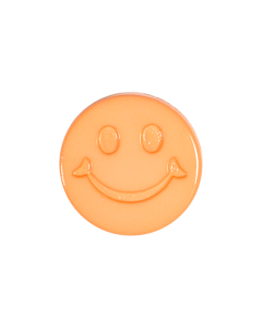 K1496 Smiley Face 24L Peach(LT49) Shank Button