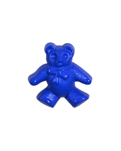 K1785 Teddy Bear 30L Royal(24) Shank Button