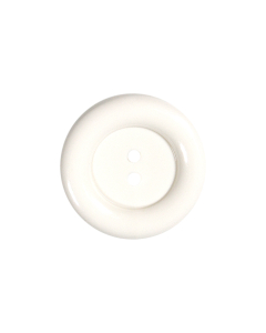 K2001 Chunky Edge 44L White 2 Hole Button