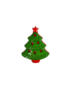 K212 Christmas Tree 25mm Multi Shank Button