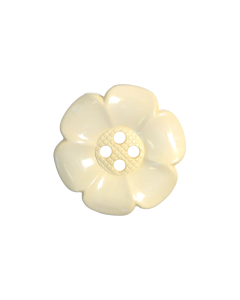 K25 Flower 100L Cream(8) 4 Hole Button