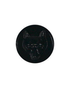 K33 Fox Head 24L Black Shank Button