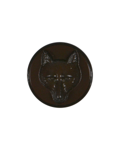 K33 Fox Head 30L Brown Shank Button