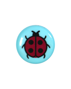 K353 Ladybird 23L Blue(D55) Shank Button