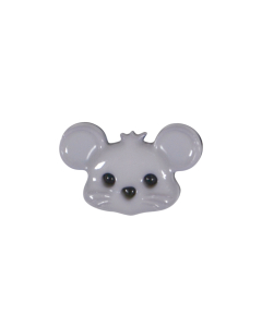 K43 Mouse 18mm Grey Shank Button