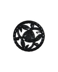 K4 Ornate 40L Black Shank Button