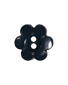 K56 Flower 34L Navy(25) 2 Hole Button