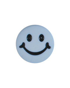 K610 Smiley Face 24L Blue(22) Shank Button