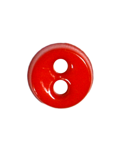 K617 Round 10L Red(41) 2 Hole Button