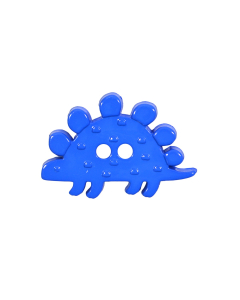 K62 Stegosaurus 34mm Blue 2 Hole Button