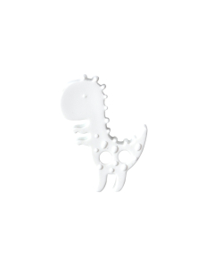 K64 T-Rex 30mm White 2 Hole Button