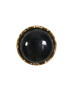 K687 Two Part 34L Black Shank Button