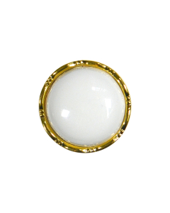 K687 Two Part 34L White Shank Button