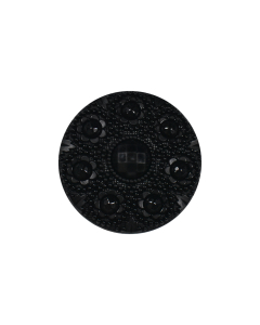 K68 Ornate 26L Black Shank Button