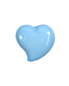 K724 Curved Heart 18mm Blue(22) Shank Button