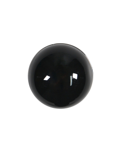 K72 Round 44L Black/Silver Shank Button