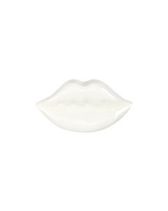 K739 Lips 25mm White Shank Button